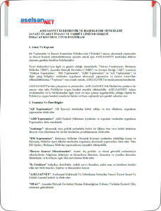 İhracat Kontrol Uyum Politikası