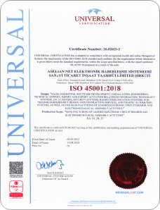 ISO 45001 Certificates